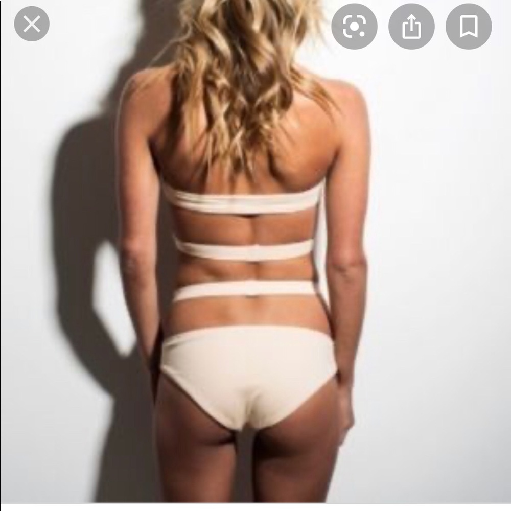 Mint Swim BLACK Bikini Banded Waist Bottoms